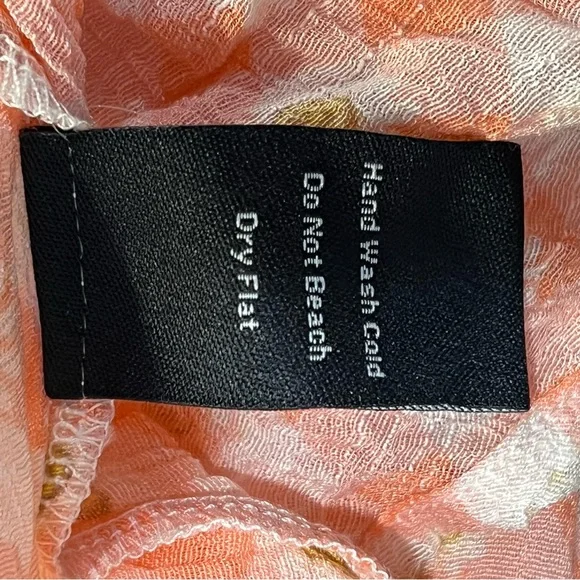 Fifty Street Sleeveless Button Down Tunic, Tied Front, Size Medium NWT - Picture 11 of 11